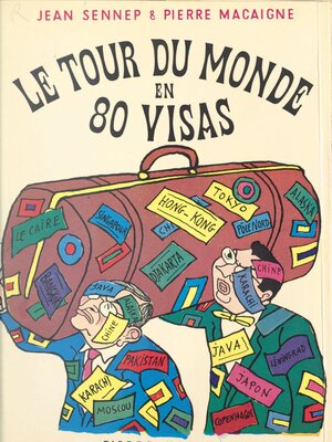 cover image of Le tour du monde en 80 visas